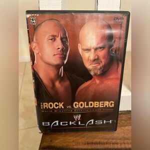 The Rock vs Goldberg WWE Backlash DVD 2003